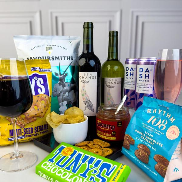 The Sustainable Wine And Nibbles Gift