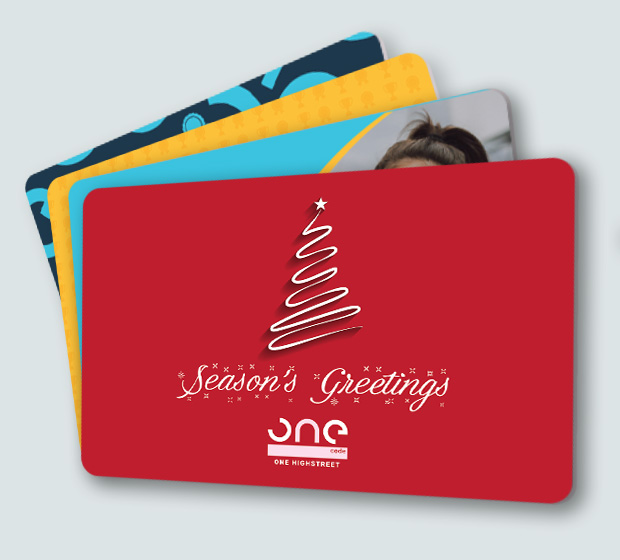 onecode Merry Christmas Tree Gift Card