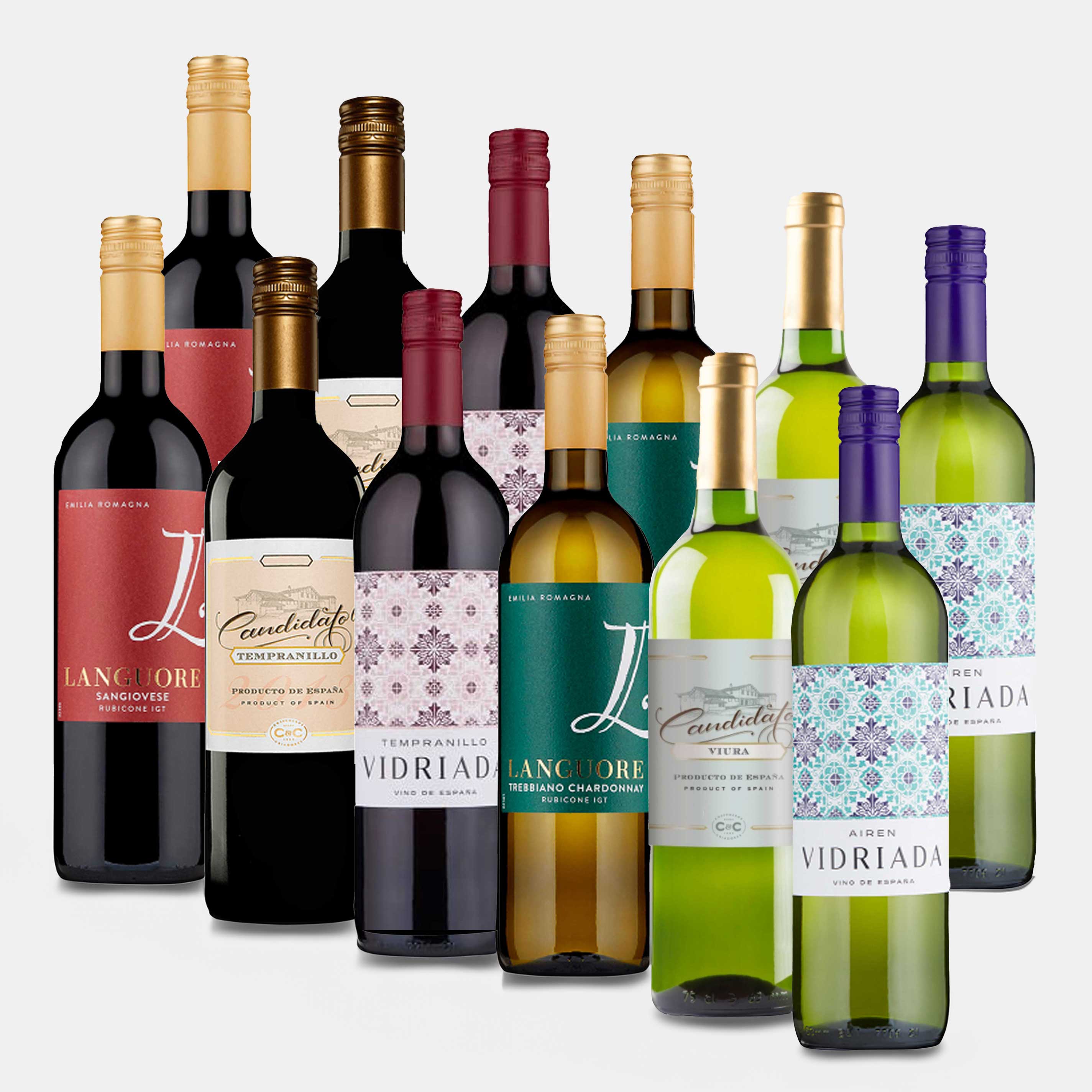 Twelve Bottle Wine Cases