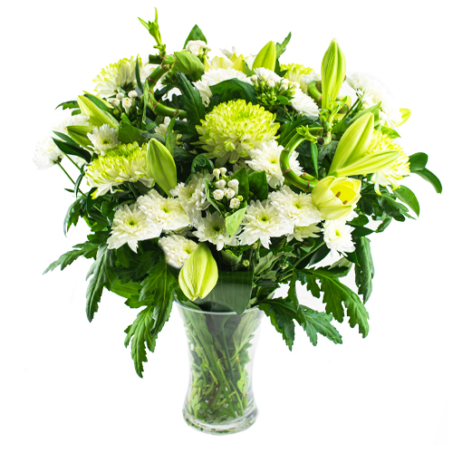 Pure Lily And Mixed Floral Bouquet Simply Thank You 