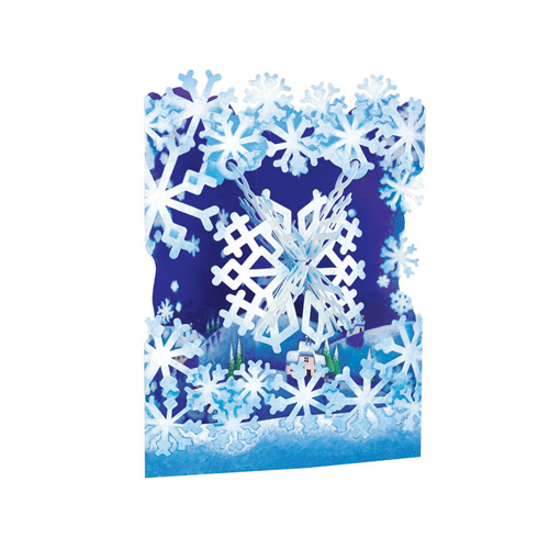 Snowflakes Swing Card