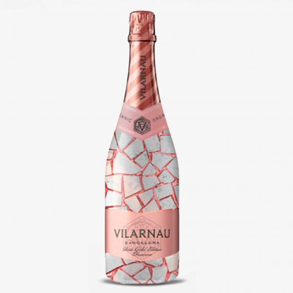 Vilarnau Reserva Organic Rose Gold Cava 75cl