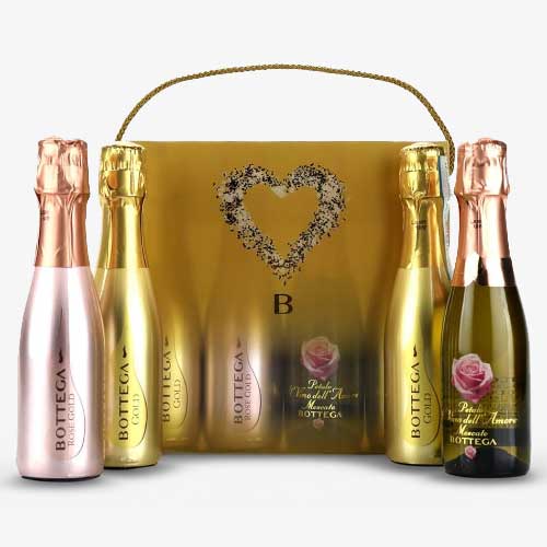 Bottega Sparkling Wines 4 x 20cl Gift Pack