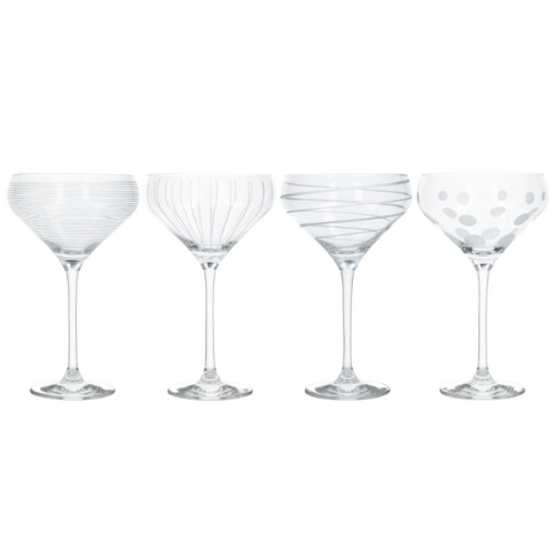 Mikasa Cheers Champagne Saucers - Pack of 4