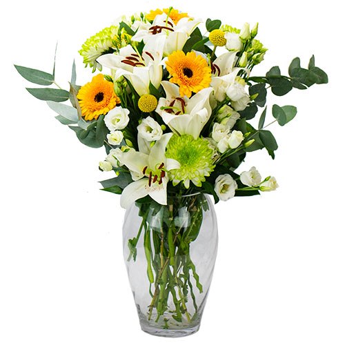 Fresh Whites Flower Bouquet