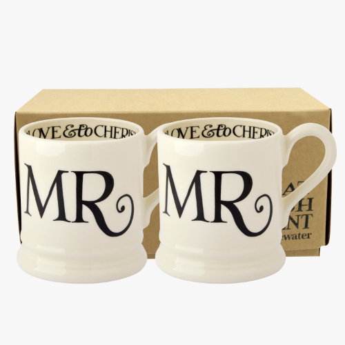 Emma Bridgewater Mr and Mr Mugs
