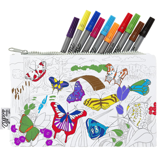 eatsleepdoodle Butterfly Pencil Case Gift Set