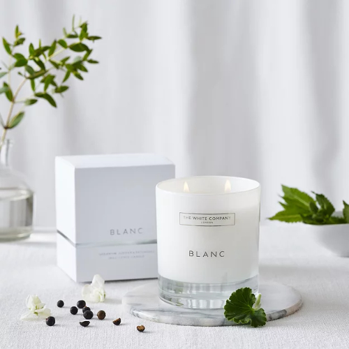 The White Company Blanc 2 Wick Candle