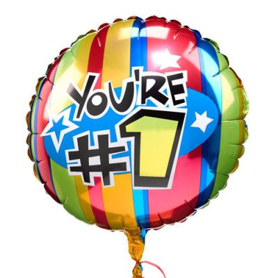 You\'re #1 Stripe Balloon