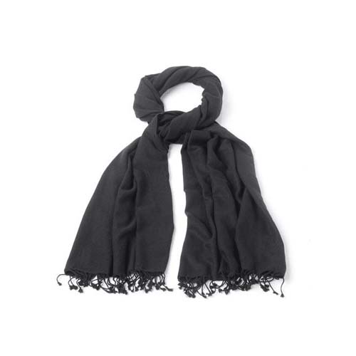 Black Pashmina 100% Cashmere