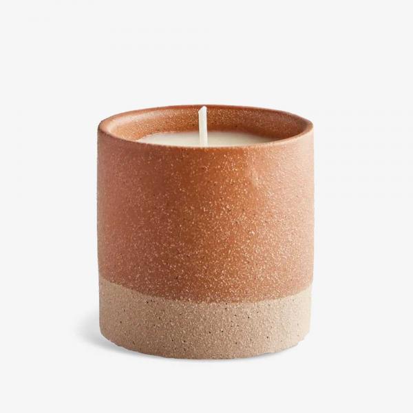 St Eval Bergamot and Nettle Orange Pot Candle