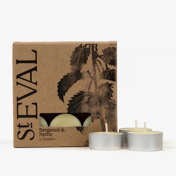 St Eval Bergamot and Nettle Tealights
