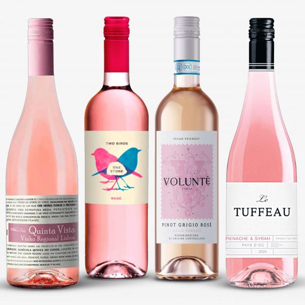 Rose Wine 4 Bottle Case