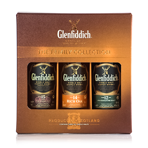 Glenfiddich Whisky Family Collection