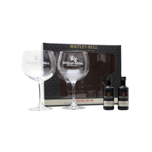 Whitley Neill 5cl Duo and 2 Glasses