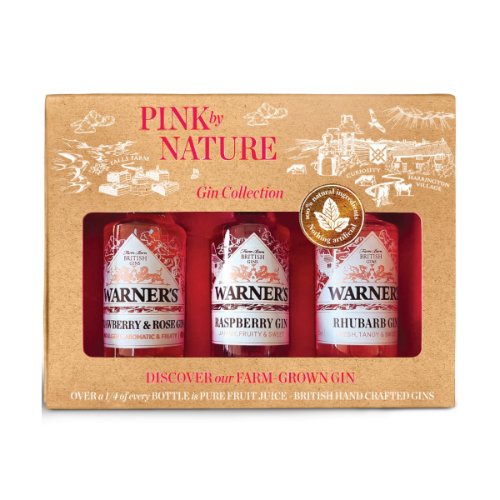 Warners Pink by Nature Gift Set 3 x 5cl