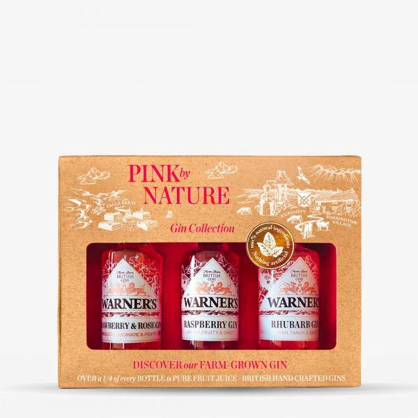 Warners Pink by Nature Gift Set 3 x 5cl