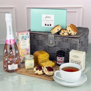 Sparkling Rose Cream Tea Hamper