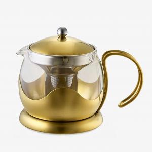 Le Cafetiere 4 Cup Teapot - Brushed Gold