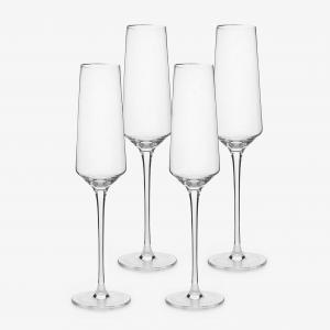 V&A The Cole Glass Flutes - Set of 4