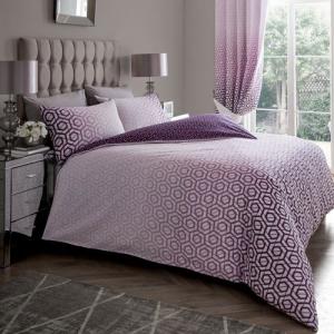 Ohari Ombre Purple Luxury Duvet Set - Double