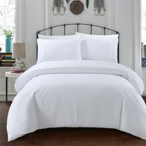 Hotel Quality Waffle White Duvet Set - King