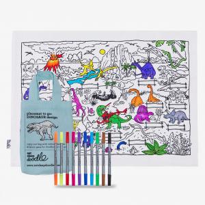 eatsleepdoodle Dinosaur Placemat Gift Set