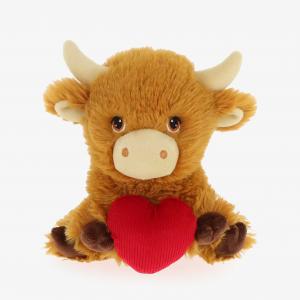 Keeleco Highland Cow with Heart
