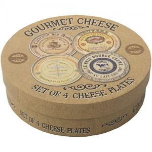 Gourmet Cheese Cheese Plates - Set of 4
