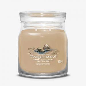 Yankee Candle Amber and Sandalwood Medium Jar