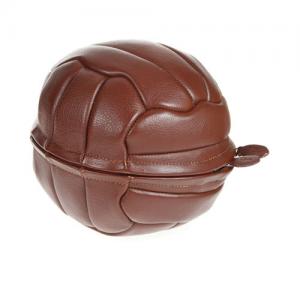 Leather Football Washbag