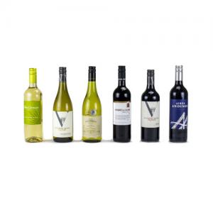 Silver Mixed Wine 6 Bottle Gift Pack
