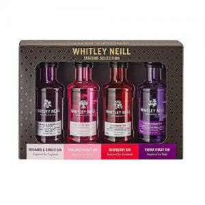 Whitley Neill Gin Flavoured Tasting Selection 4x5cl