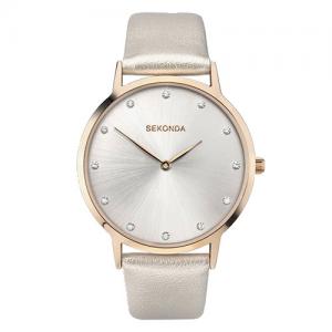 Sekonda Editions Grey Strap Watch Ladies