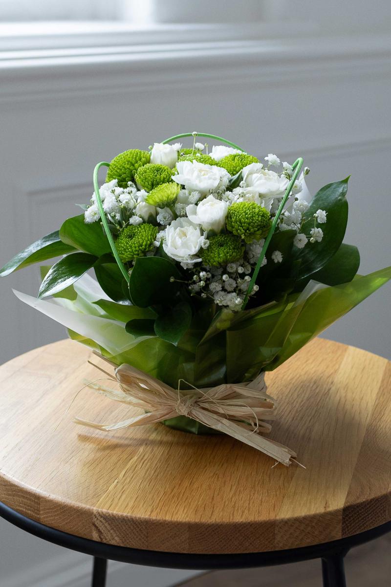 Angelic Whites Posy Pots